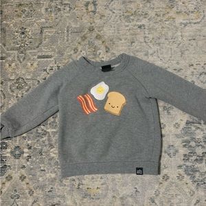 Whistle & Flute Bacon, Eggs & Toast Sweater (3/4T)